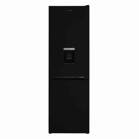 Combine frigorifice - Combina frigorifica Heinner HCNF-V291BKWDE++, 294 l, No Frost, Clasa E, Dozator de apa, Display interior, Freezer Shield, control electronic, Iluminare LED, H 186 cm, Negru