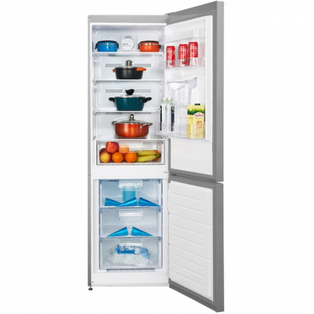 Combina frigorifica Heinner HCNF-V291SWDE++, 294 l, No Frost Multicooling, Clasa E, Freezer Shield, Iluminare LED, functie ECO, H 186 cm [2]