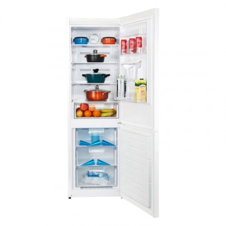 Combina frigorifica Heinner HCNF-V291WDF+, 294 l, No Frost Multicooling, Dozator de apa, Freezer Shield, H 186 cm, Alb [2]