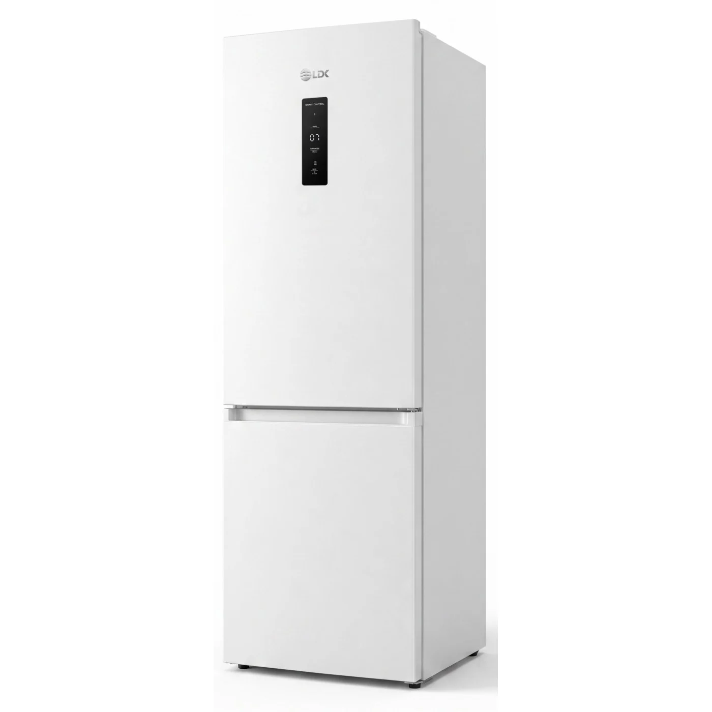 Combina frigorifica LDK CF-320NFDI W, Capacitate 320 l, No Frost, Control Touch, Big Crisper, H 185 cm, Clasa E, Alb [1]