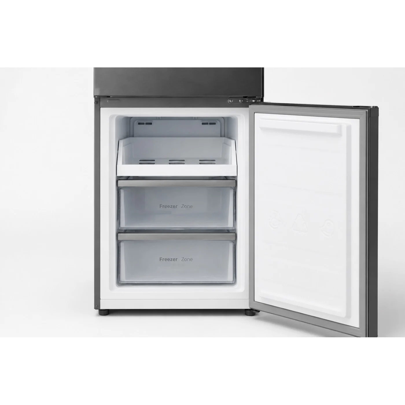 Combina frigorifica LDK CF-405NFDS1, Capacitate 405 l, No Frost, Control Touch, Multi AirFlow, Care+ Space, H 199 cm, Dark Inox [4]
