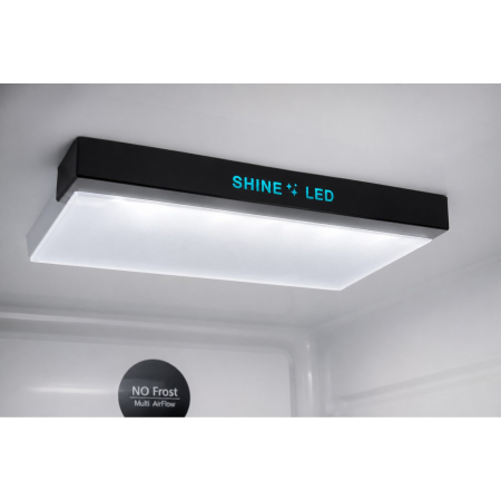 Combina frigorifica LDK CF-405NFDS1, Capacitate 405 l, No Frost, Control Touch, Multi AirFlow, Care+ Space, H 199 cm, Dark Inox [10]