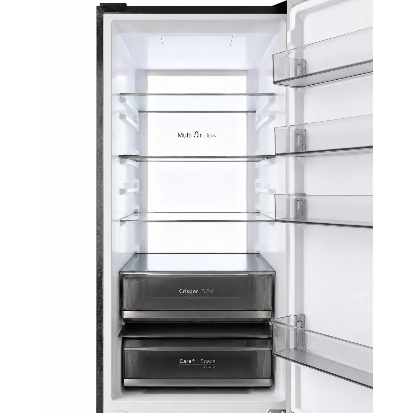 Combina frigorifica LDK CF-405NFDS3, Capacitate 405 l, Control Touch, Multi AirFlow, Cripser Box, H 199 cm, Dark Inox [3]