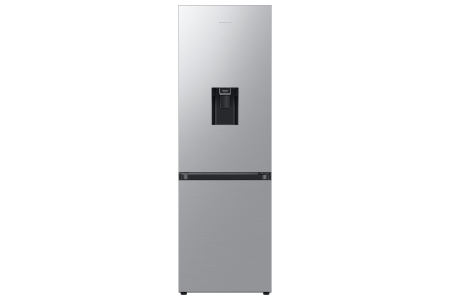 Marelvi - Combina frigorifica Samsung, 341 l, Clasa E, Total No Frost, Compresor Digital Inverter, All-Around Cooling, Dozator apa, Iluminare LED, Afisaj intern, WiFi, AI Energy️, H 185 cm, Inox
