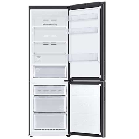 Combina frigorifica Samsung, 344l, Clasa E, NoFrost, Motor Digital Inverter, SpaceMax, All Around Cooling, negru [3]