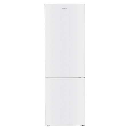 Combine frigorifice - Combina frigorifica Samus SCW396E, 315 litri, H186 cm, termostat reglabil,  lumina interioara tip LED, picioare reglabile, clasa E, alba