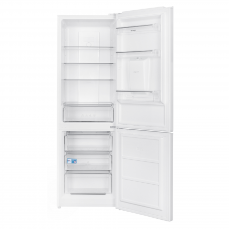 Combina frigorifică Samus SCW396NFDE, 286 L net (210 L frigider + 83 L congelator), Full No‑Frost, dozator de apă, LED, clasa E, uși reversibile [3]