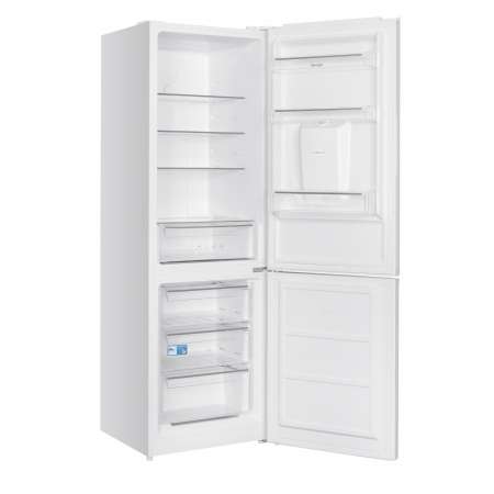 Combina frigorifică Samus SCW396NFDE, 286 L net (210 L frigider + 83 L congelator), Full No‑Frost, dozator de apă, LED, clasa E, uși reversibile [2]