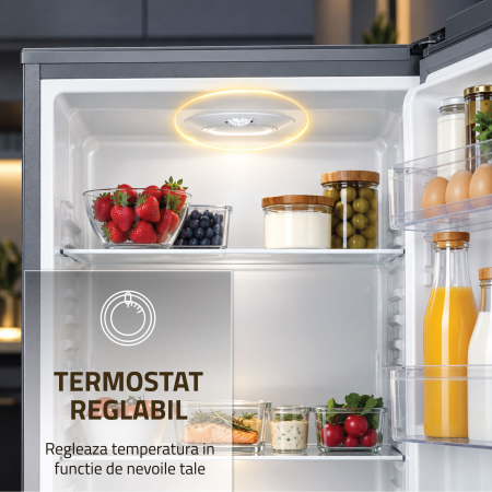 Combina frigorifică Samus SCX3391IE, 248 l, Motor Inverter, Clasa E, No Frost neprecizat, Uși reversibile, Inox [6]
