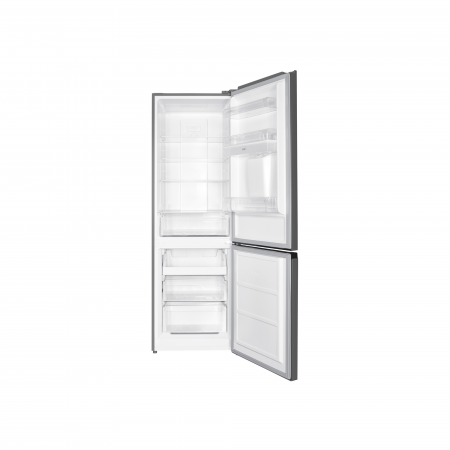 Combina Frigorifică Samus SCX357NFDE, 251L, Full No Frost, Clasa E, Termostat Reglabil, Uși Reversibile, Iluminare LED, Inox [1]
