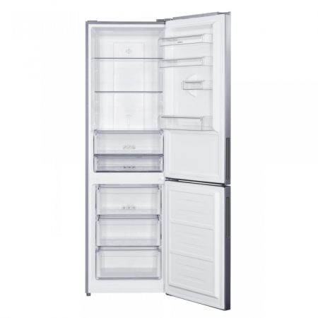 Combina Frigorifica Samus SCX486NFE, 347 L, Full No Frost, Clasa energetica E, Termostat electronic reglabil, H 195 cm, Inox [2]
