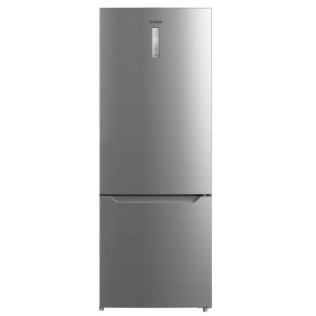 BUCATARIE - Combina frigorifica Samus SCX755NFE, 435 l, Full No Frost, Afisaj electronic LCD, Termostat electronic reglabil, 3 sertare la congelator, H 188 cm, Inox/Argintiu