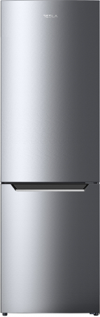 Combine frigorifice - Combina frigorifică Tesla RC3200FHXE, 293L, Total No Frost, Clasa E, Control Electronic, Uși Reversibile, Iluminare LED, Inox