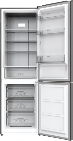 Combina frigorifică Tesla RC3200FHXE, 293L, Total No Frost, Clasa E, Control Electronic, Uși Reversibile, Iluminare LED, Inox [1]