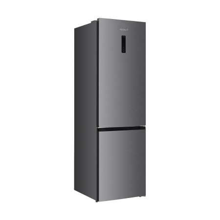 Aparate frigorifice - Combina frigorifica Tesla RC3800FHXC, 377 L, Total No Frost, Compresor Inverter, Clasa C, 264 L frigider, 113 L congelator, Metal Cooling, Multi Air Flow, Display electronic, H 200.5 cm, Inox