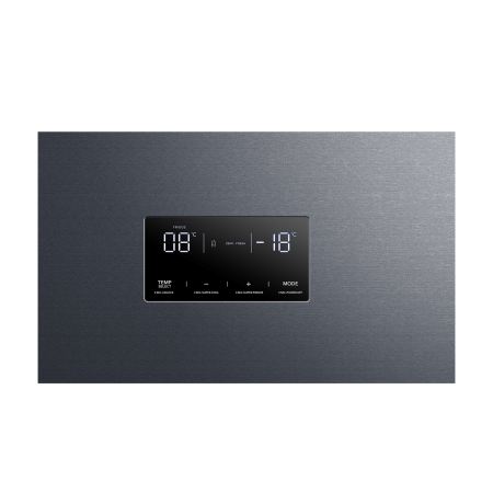 Combina frigorifica Toshiba, clasa energetica E, volum net total 378 litri (256+122L), no frost, afisaj LED, control electronic al temperaturii, iluminare interior LED, culoare Morandi Grey [4]