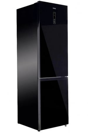 Combina frigorifica VIVAX CF-3781DNF BG, 378L, Clasa E, Total No Frost si No Frost Multi Air Flow, Termostat digital LED, Iluminare LED, Fast Freeze, Avertizare sonora, Usi reversibile, H 197cm, Sticl [6]