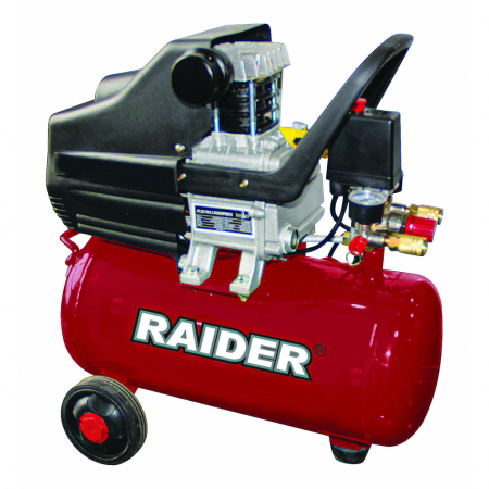 BRICOLAJ - Compresor 2 HP / 24L, RD-AC04O, rezervor 24 L, putere 1500 W, debit aer 195 L/min, 089401