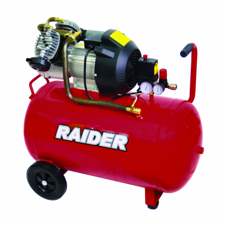 BRICOLAJ - Compresor 3 HP/100L, RD-AC03, debit aer 370 L/min, putere 2200 W, presiune 8 bari, rezervor 100 L, 120107
