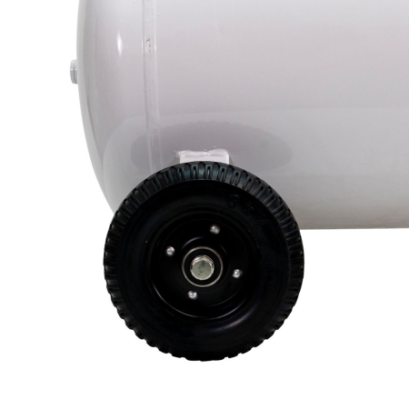 Compresor aer RURIS Silent Power 10000 OilFree, 3000W, 100L, 8 bar, debit 528 l/min, silențios, fără ulei, 2 cilindri, 2 ieșiri cu manometru, protecții multiple, roți transport [9]