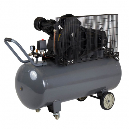 Compresor aer Stager HMV0.6/200, 200L, 8bar, 600L/min, trifazat, angrenare curea [1]