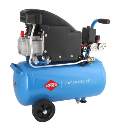 Compresoare - Compresor cu piston - Blue Series 1.1kW, 150L/min - Rezervor 24 Litri - AirPress-HL150/24-36744E
