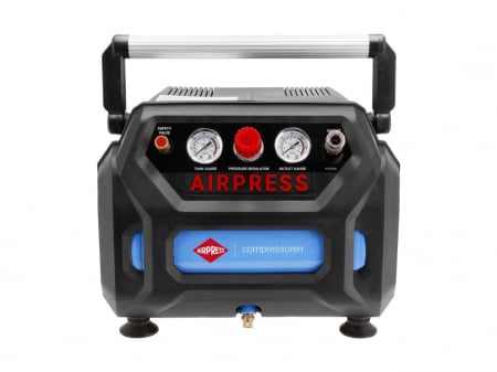 Compresoare - Compresor cu piston, fara ulei - Blue Series 1.1kW, 215 L/min - Rezervor 6 Litri - AirPress-H215/6-36943