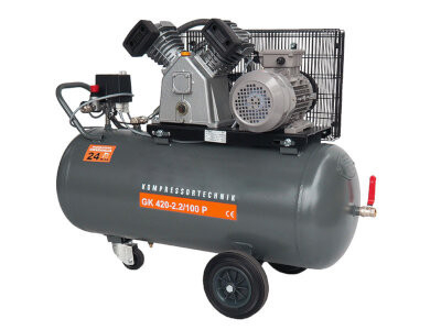 BRICOLAJ - Compresor cu piston - Profesional 2,2kW, 420 L/min - Rezervor 100 Litri - WLT-PROG-420-2.2/100A