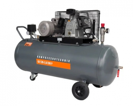 BRICOLAJ - Compresor cu piston - Profesional 3kW, 530 L/min - Rezervor 200 Litri - WLT-PROG-530-3.0/200