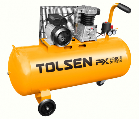 BRICOLAJ - Compresor de aer, 100 L, 2200 W, 3 CP, 8 bar, PwrBlastX, FX, Force Xpress - Tolsen