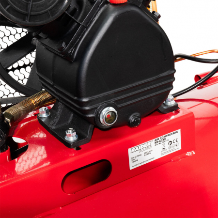 Compresor de aer pe curea, butelie 200l, putere motor 2.2kW, debit aer 250l/min, 2 pistoane, RD-AC19 [1]