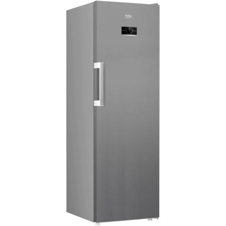 Congelator Beko B5RFNE314XB, 286 l, 8 sertare, Clasa E, No Frost, Compresor ProSmart Inverter, Compartiment MaxStore, Usi reversibile, Rafturi usa, H 186 cm, Gri [1]