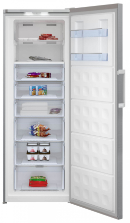 Congelator Beko RFNE448E41XB, 404 l, Clasa E, No Frost, Display LED, H 191.2 cm, Argintiu [2]