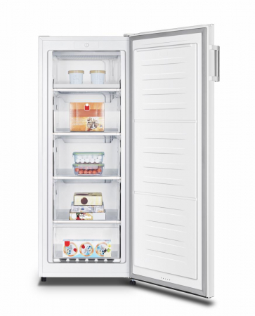 Congelator Heinner HFF-HS165E++, 165 l, Control mecanic cu termostat ajustabil, 5 compartimente,  H 143.4 cm, Clasa E, Alb [1]
