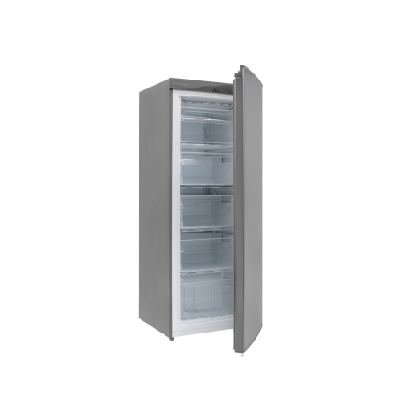 Congelator vertical Daewoo, de tip Static, capacitate neta 160L, 5 sertare, control mecanic al temperaturii, clasa energetica E, culoare Inox [3]