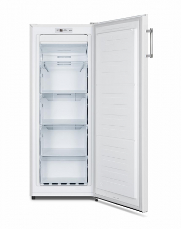 Congelator Vertical HEINNER HFF-HS155NFE++, 155L, Clasa E, Dezghețare Automată, LCD Display, Alarmă Ușă Deschisă, Alb [1]