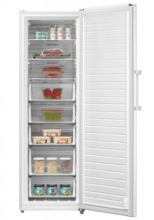 Congelator vertical Tesla RU2700FM, 273l, Total NO frost, Clasa E, Functie frigider, Display, H 185, Alb [2]