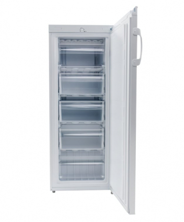Congelator vertical VIVAX VF-157E W, 160L, Clasa E, Termostat reglabil, Usa reversibila, Suprafata painted metal, 5 cutii depozitare, H 142 cm, Alb [2]