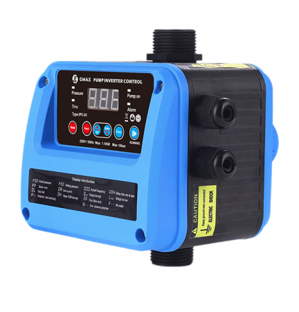 Pompe de suprafata - Controler Presiune Automat Gmax IPC-01, Invertor Pompa 1.1 kW, Sistem Irigatii