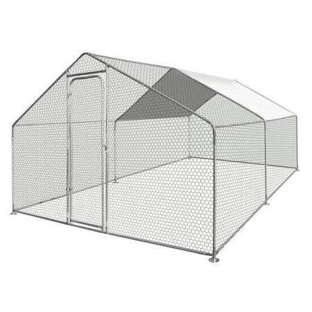 ZOOTEHNIE - Cotet (tarc) pentru pasari  3x4x1.95m otel galvanizat, Micul Fermier GF-2196