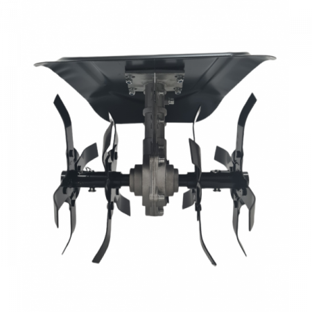 Cultivator pentru motocoasa cu aparatoare, 28mm X 9 dinti, compatibil cu motocoasele Micul Fermier, Detoolz, Procraft, Baikal, Moghilev, Elefant, Yamamoto, Kratos, Partner, Fermer [3]