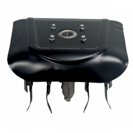 Cultivator pentru motocoasa cu aparatoare, 28mm X 9 dinti, compatibil cu motocoasele Micul Fermier, Detoolz, Procraft, Baikal, Moghilev, Elefant, Yamamoto, Kratos, Partner, Fermer [2]