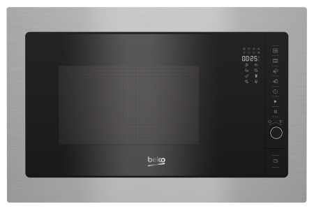 Produse HORECA - Cuptor cu microunde Beko, Putere 900 W, 25 L, Timer digital, Grill, Functie AutoCook, Functie dezghetare, Negru / Gri