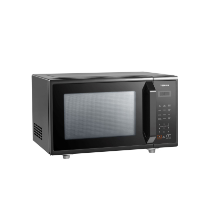 Cuptor cu microunde digital Toshiba, 23 L, control Touch, putere 800W, 6 functii presetate (auto), ceas digital, functie blocare copii, culoare negru [1]