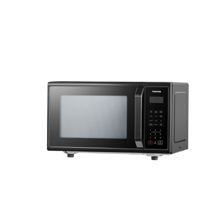 Cuptor cu microunde digital Toshiba, 23 L, control Touch, putere 800W, 6 functii presetate (auto), ceas digital, functie blocare copii, culoare negru [2]
