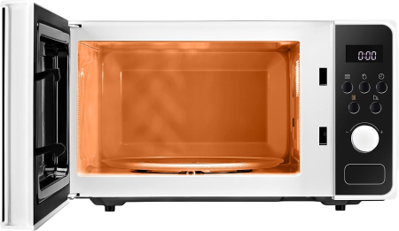 Cuptor cu microunde digital Toshiba, 23 L, putere 800 W, 8 functii auto, functie blocare copii, front negru, carcasa alba [2]