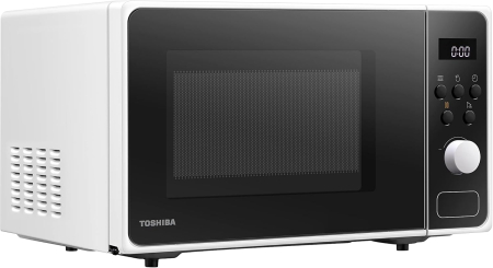 Cuptor cu microunde digital Toshiba, 23 L, putere 800 W, 8 functii auto, functie blocare copii, front negru, carcasa alba [3]
