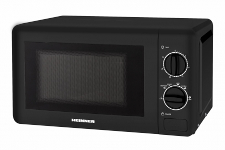 Cuptoare cu microunde - Cuptor cu microunde Heinner HMW-20BK2, capacitate: 20L, putere cuptor: 700W, temporizator, negru