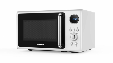 Cuptoare - Cuptor cu microunde Heinner HMW-MD20DRWH, 20L, 800W, Control digital, Afisaj LED, 5 trepte putere, Decongelare, Timer 95 min, Alb