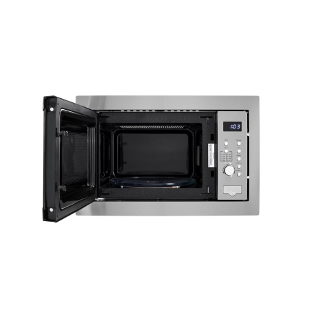 Cuptor cu microunde incorporabi Daewoo, 25 litri, putere 850W, Grill 1200W, display LED alb, control digital, cavitate gri ceramic, 8 programe predefinite, capac protector, diametru platou rotativ 315 [1]